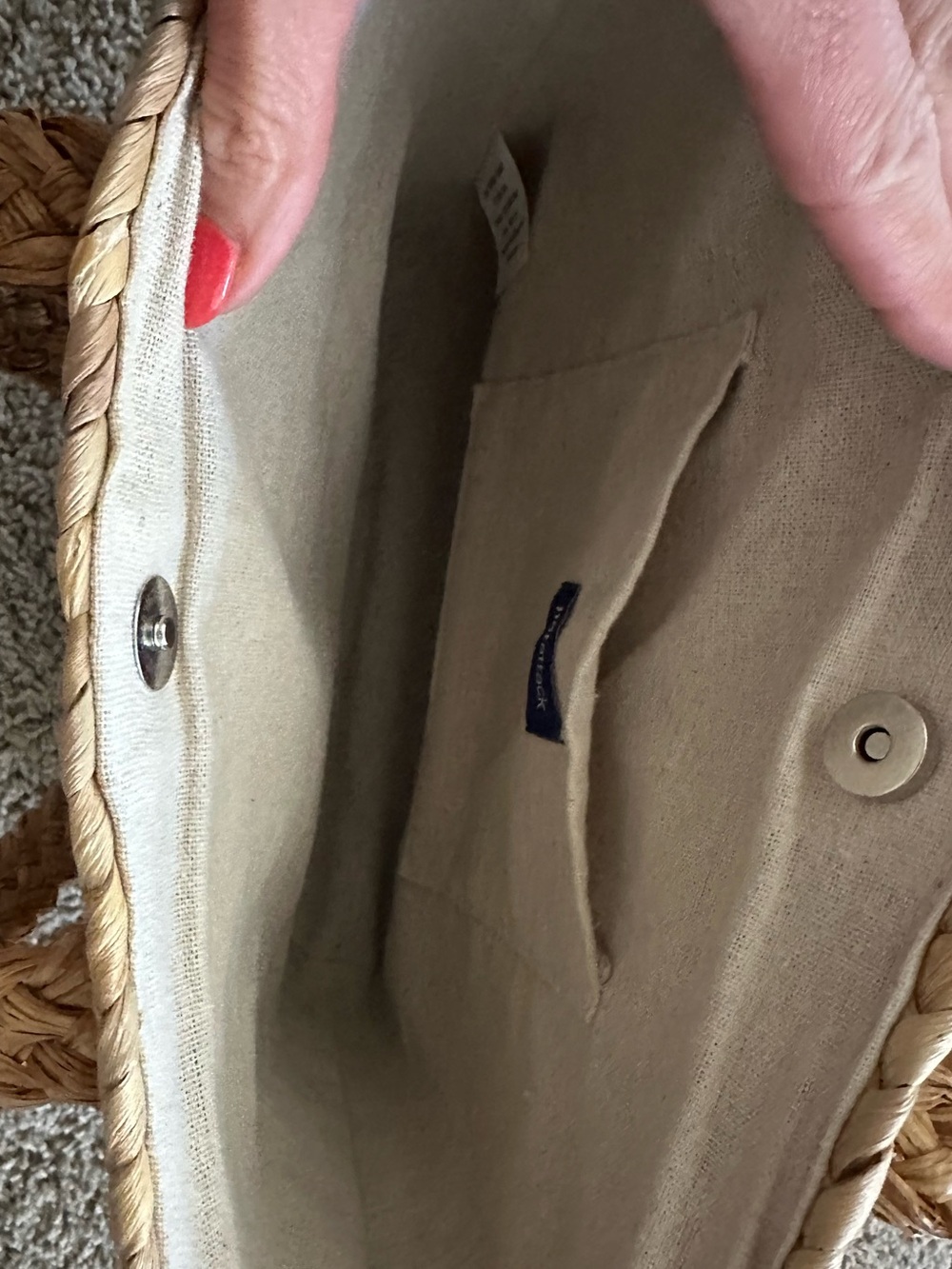 Hat Attack Camden Woven Tote - Picture 12 of 13
